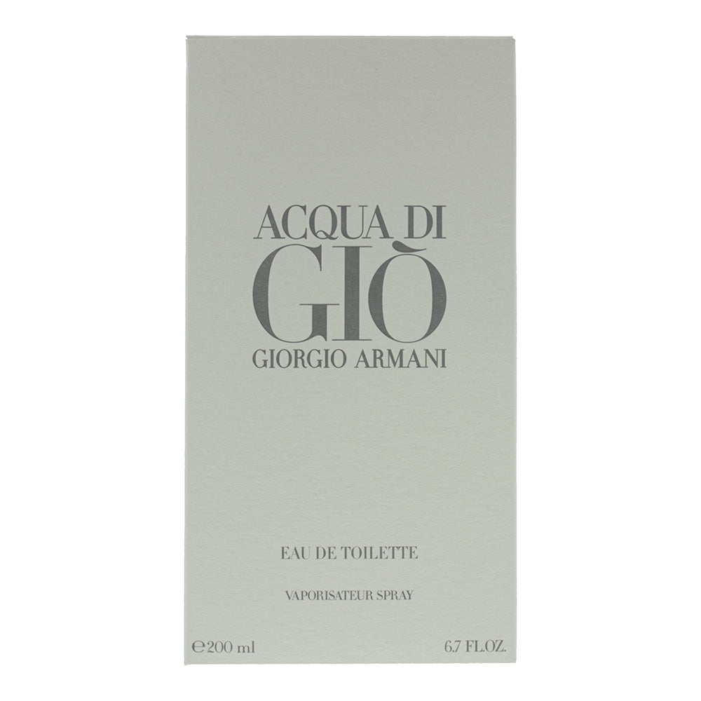 Giorgio Armani Acqua Di Giò Pour Homme Eau de Toilette 200ml - Box