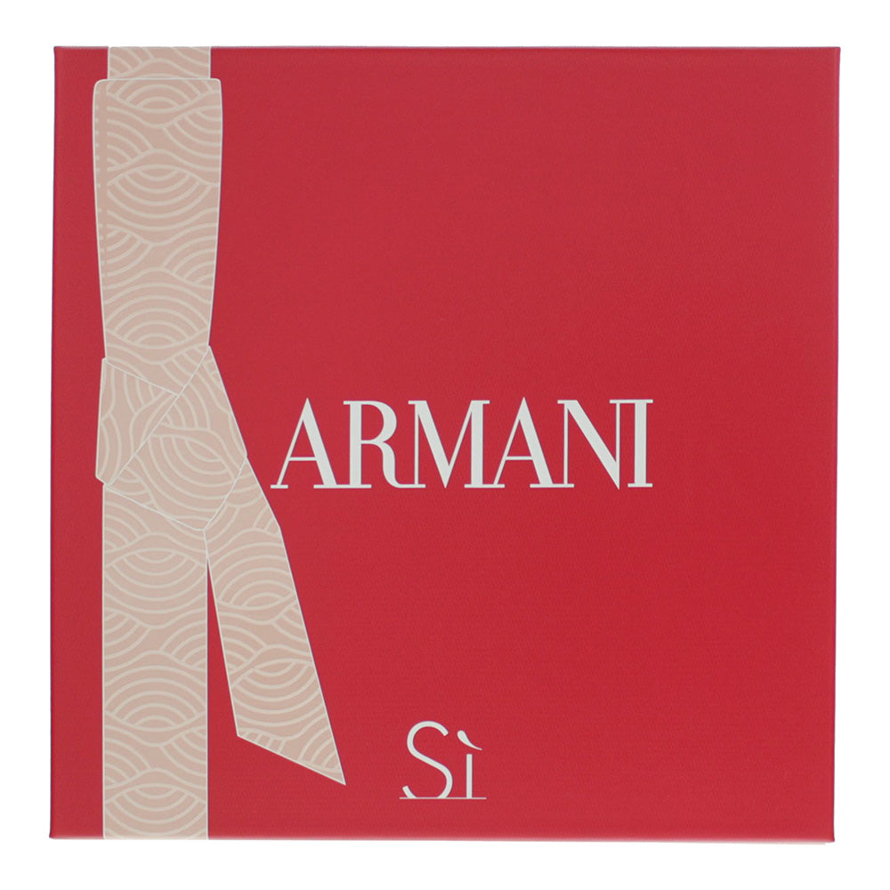 Giorgio Armani Si 3 Piece Gift Set: Eau de Parfum 50ml - Eau de Parfum 15ml - Bo - Box