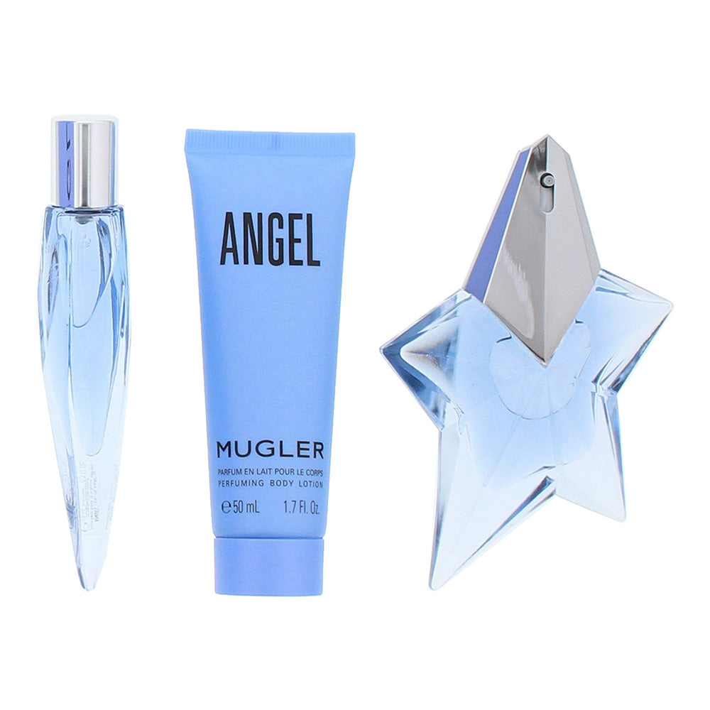Mugler Angel 3 Piece Gift Set: Eau de Parfum 25ml - Eau de Parfum 10ml - Body Lo - Product
