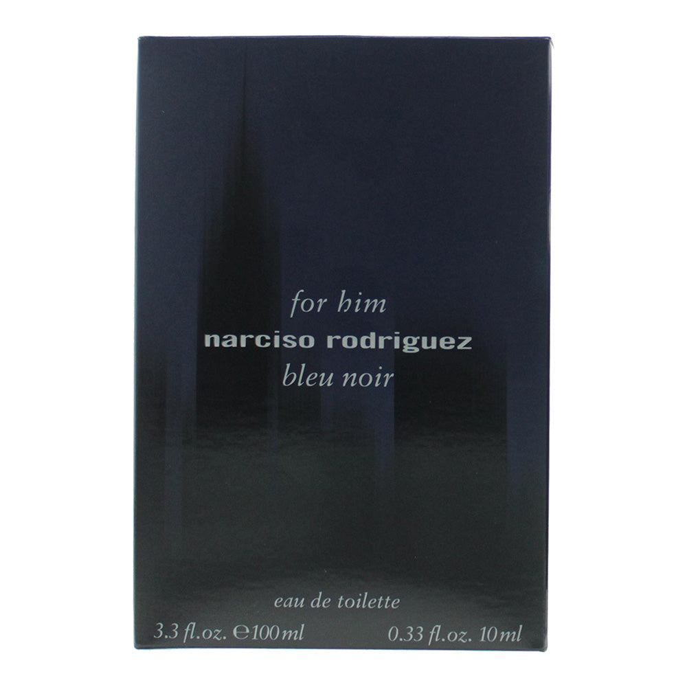 Narciso Rodriguez For Him Bleu Noir 2 Piece Gift Set: Eau de Toilette 100ml - Ea - Box