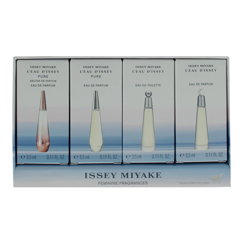 Issey Miyake L'eau D'issey 4 Piece Gift Set: Nectar Eau de Parfum 3.5ml - Pure E - Product