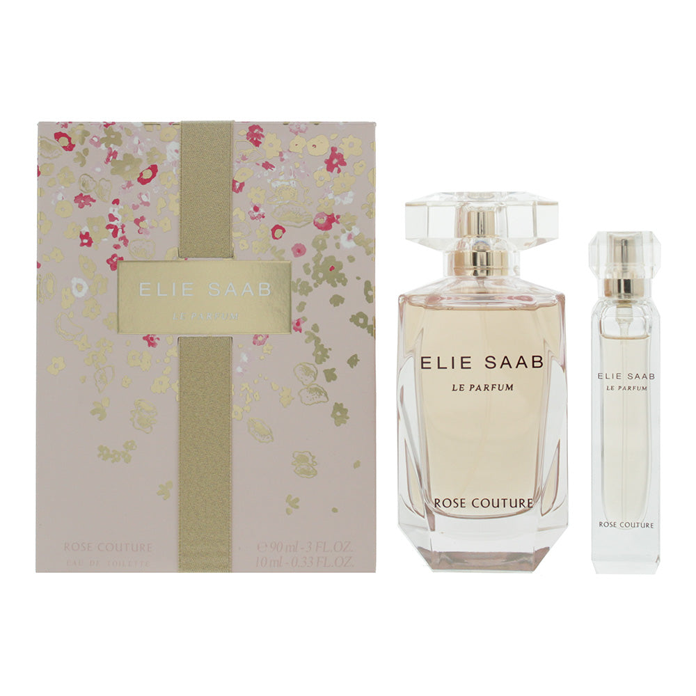 Elie Saab Le Parfum Rose Couture 2 Piece Gift Set: Eau de Toilette 90ml - Eau de