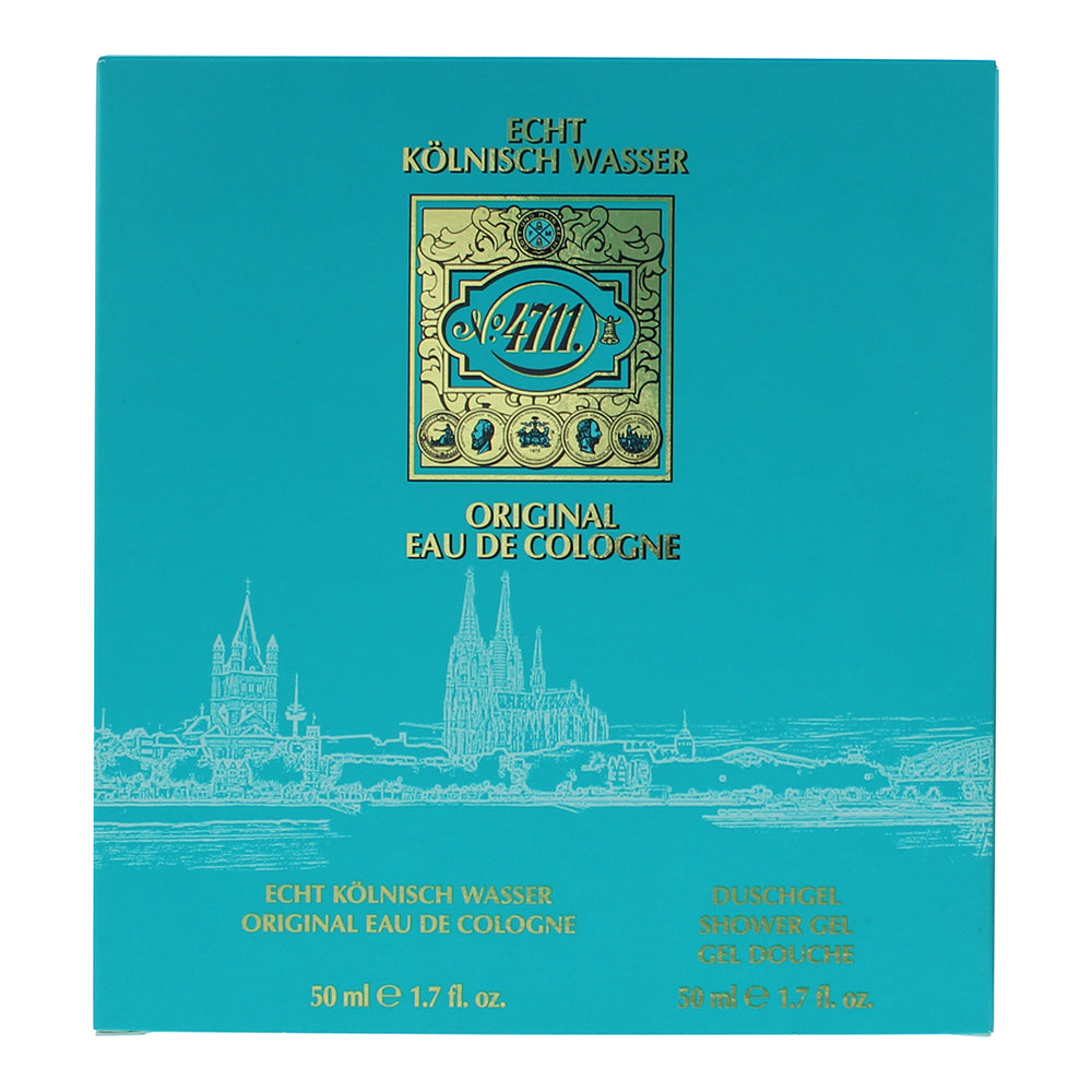 4711 Original Eau de Cologne 2 Piece Gift Set: Eau de Cologne 50ml - Shower Gel  - Box