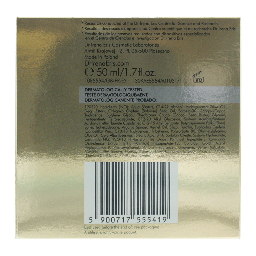 Dr Irena Eris Authority Beauty Flash Face Mask 50ml Day/Night - Ingredients
