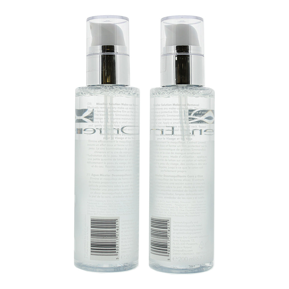 Dr Irena Eris Cleanology Micellar Solution 200ml - Ingredients