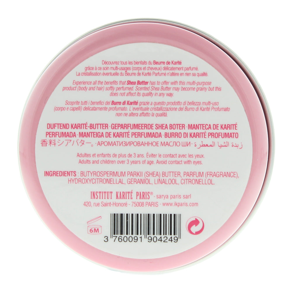Institut Karite Paris Rose Mademoiselle Face, Body & Hair Scented Shea Butter 50 - Ingredients