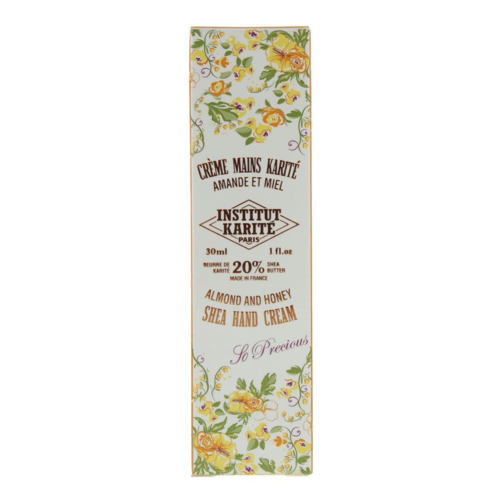 Institut Karite Paris Almond And Honey Shea Hand Cream 30ml So Precious - Box