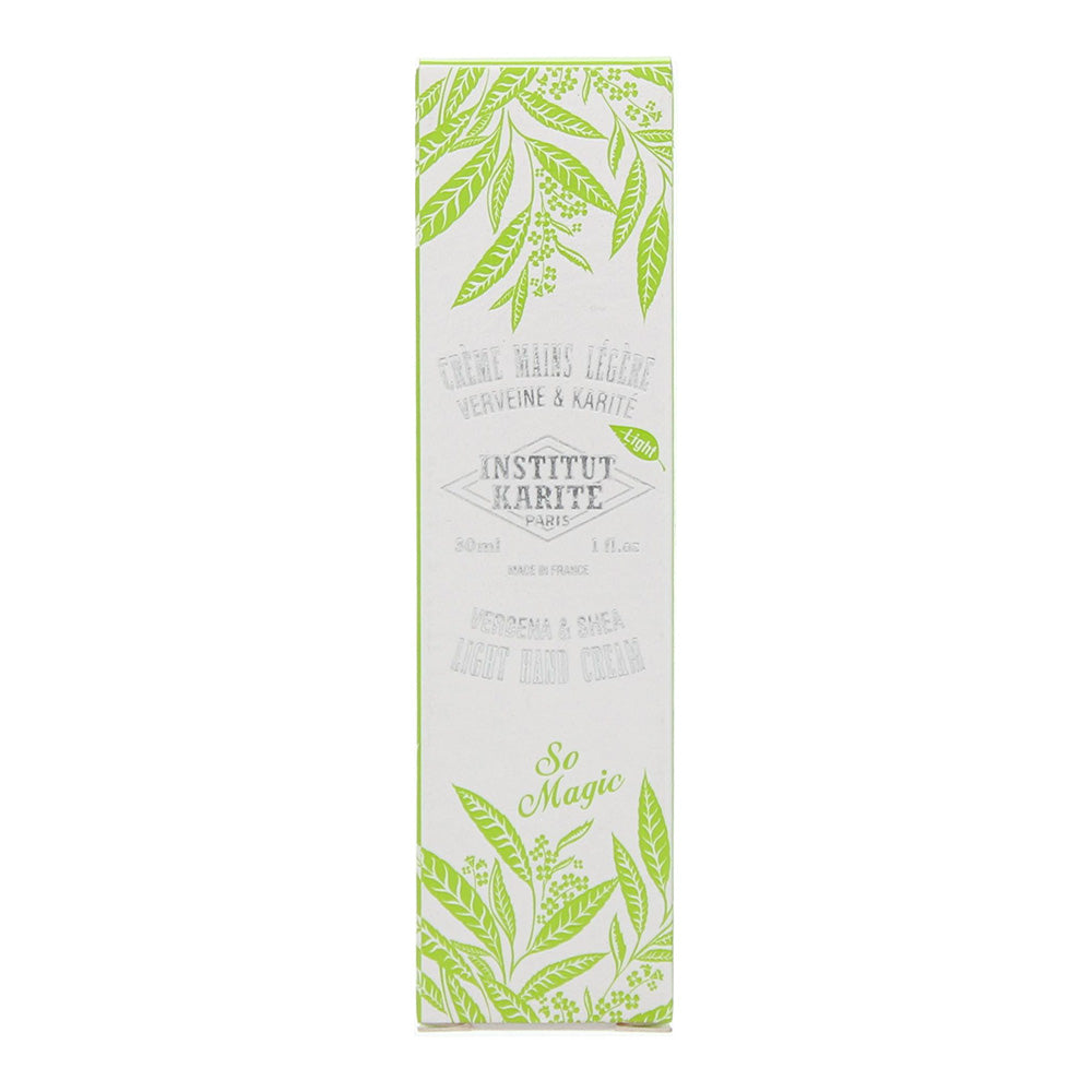 Institut Karite Paris Verbena & Shea So Magic Light Hand Cream 30ml - Box