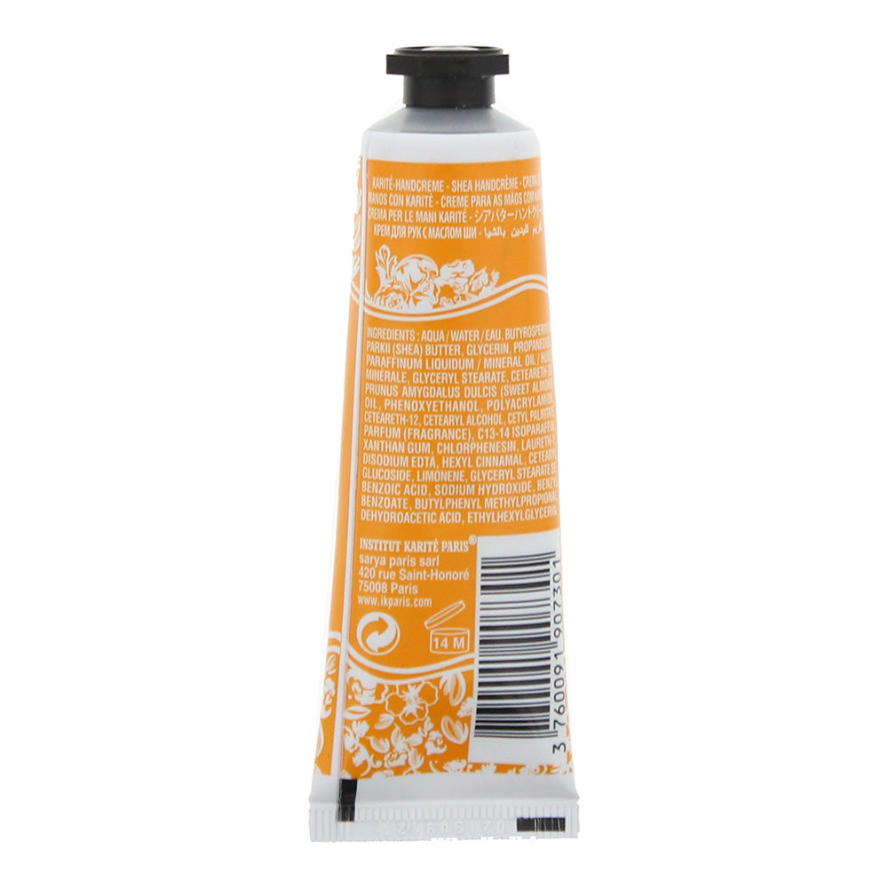 Institut Karite Paris Almond And Honey Shea Tube Hand Cream 30ml - Ingredients