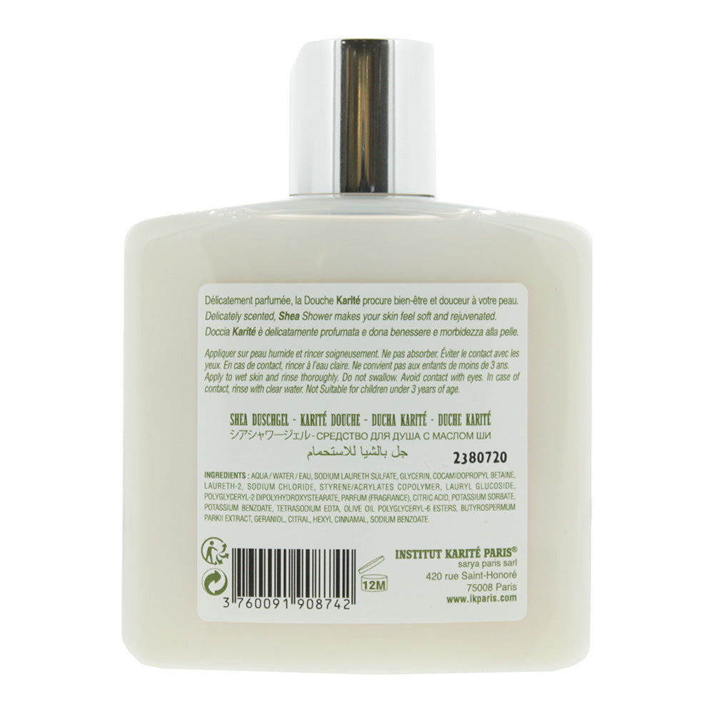 Institut Karite Paris Lemon Verbena Shea Shower Gel 250ml - Ingredients