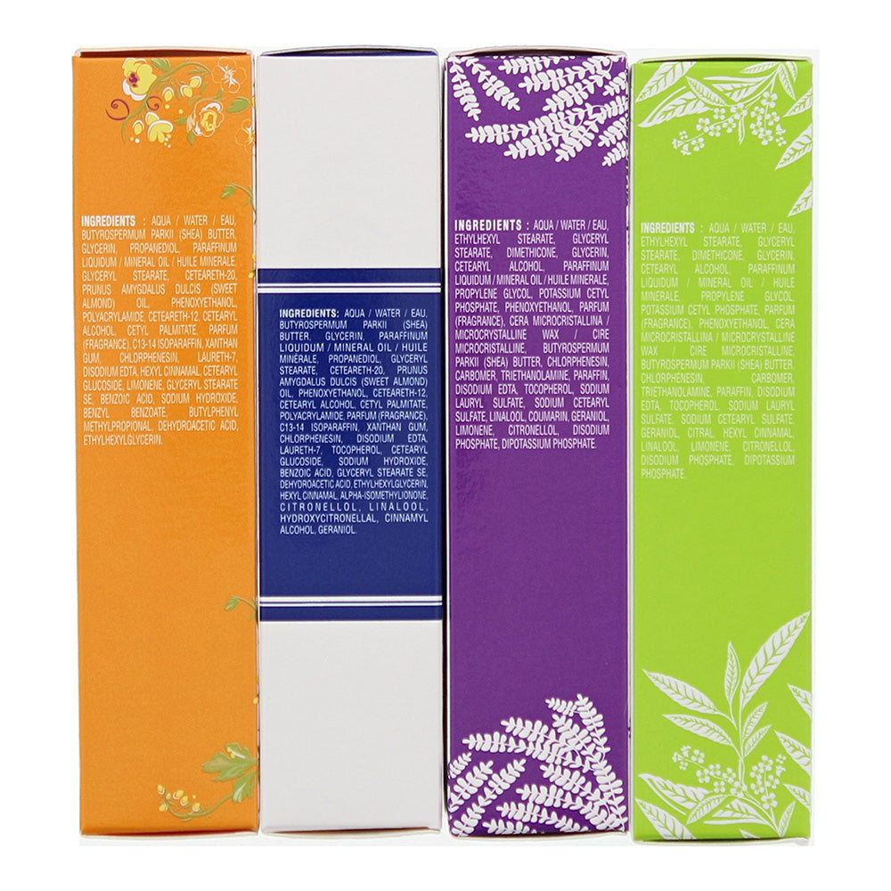 Institut Karite Paris Shea Gift Set 4 x Tube Hand Cream 30ml-Lavender-Almond & H