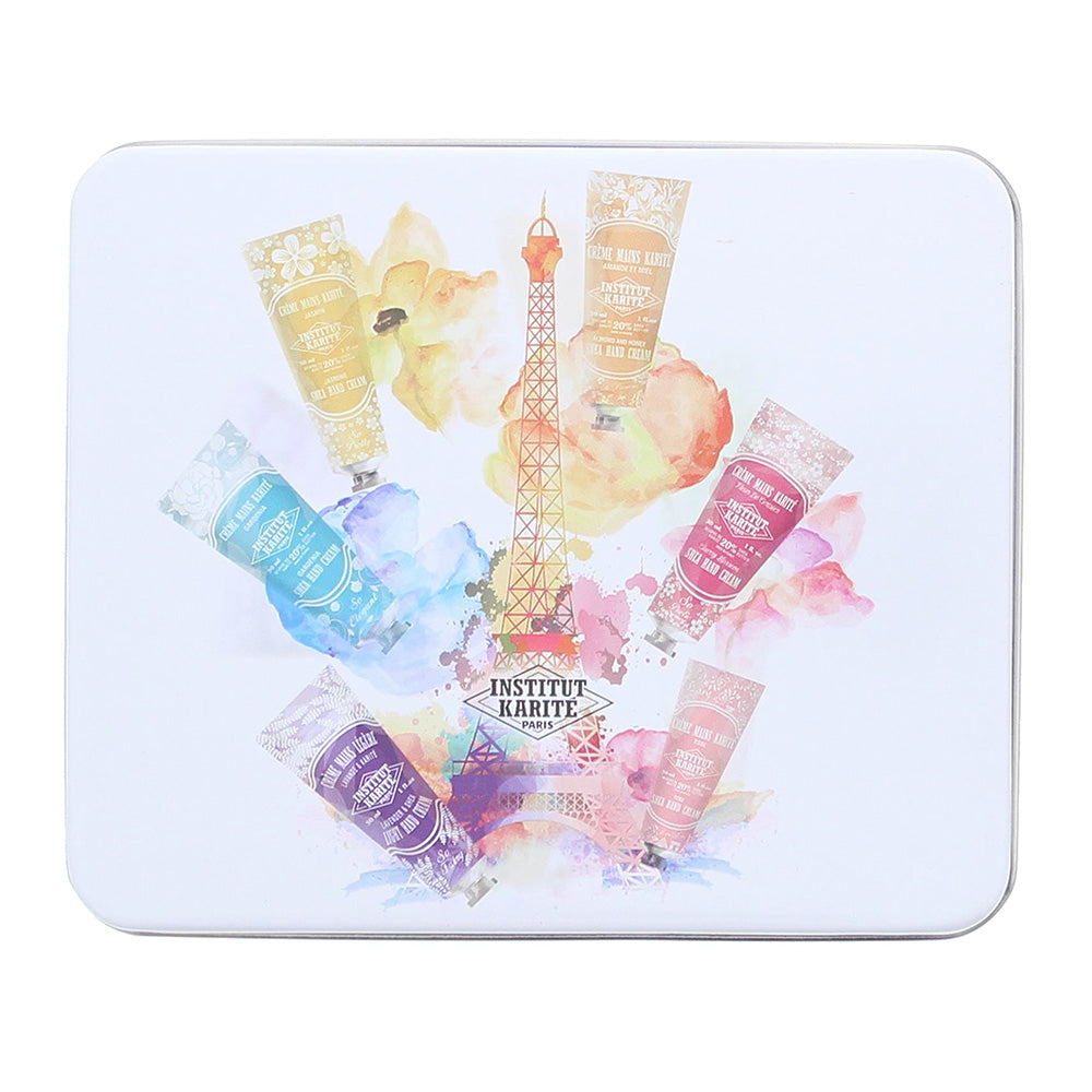 Institut Karite Paris Shea Gift Set 4 x Tube Hand Cream 30ml-Lavender-Almond & H - Box