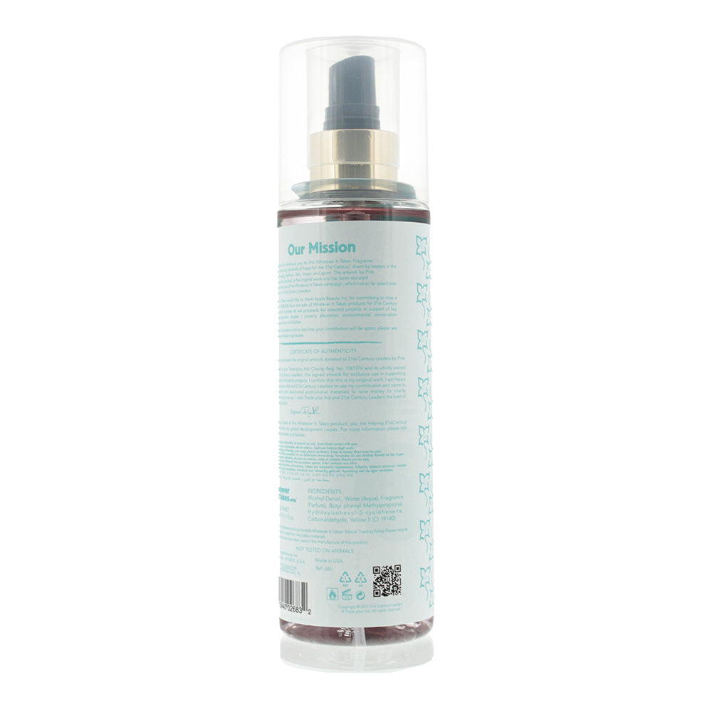 Pink Whatever It Takes Whiff Of White Musk Body Mist 240ml