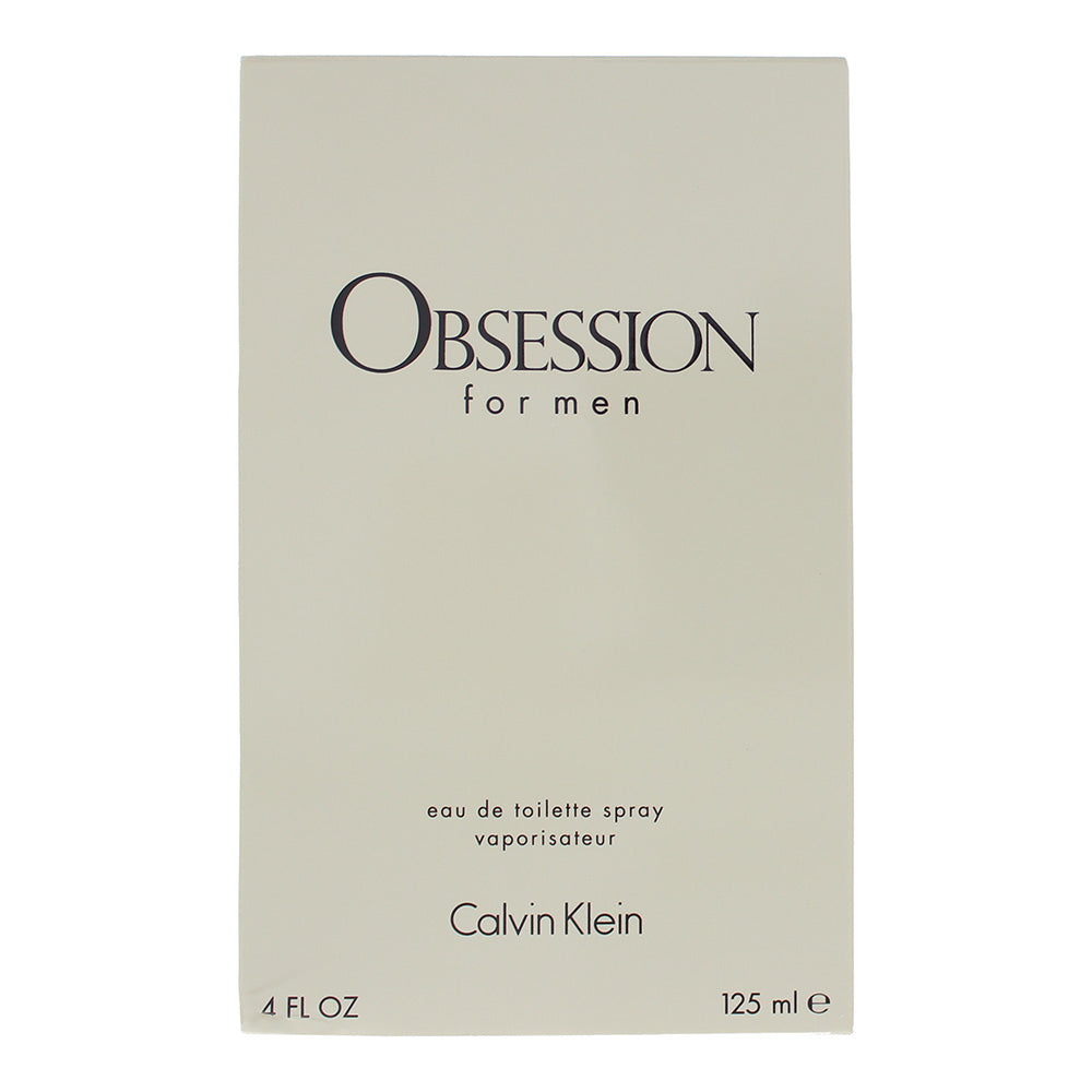 Calvin Klein Obsession For Men Eau de Toilette 125ml - Box