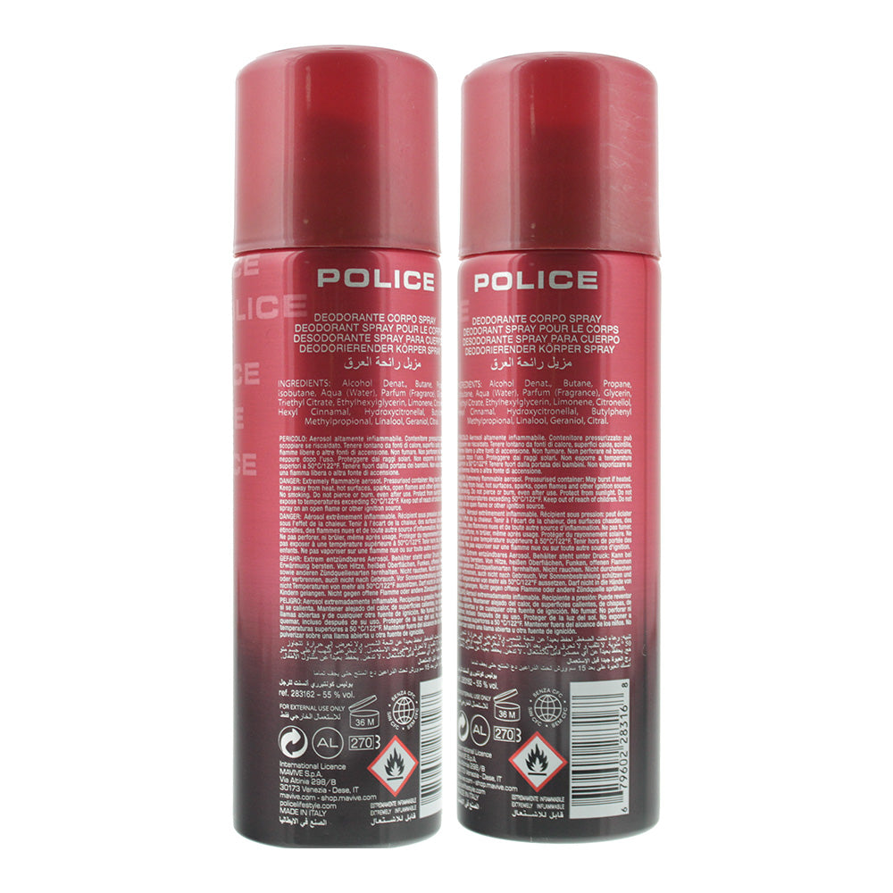 Police Instinct Deodorant Spray 200ml