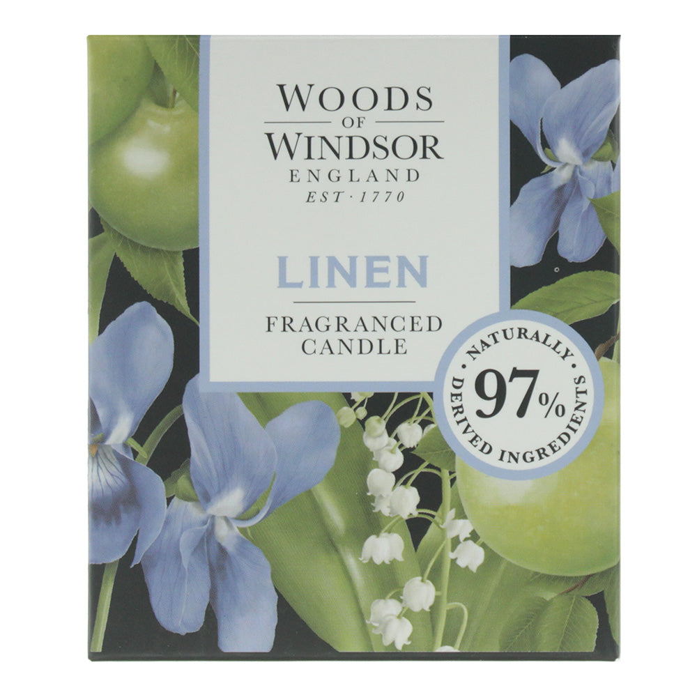 Woods Of Windsor Linen Candle 150g - Box