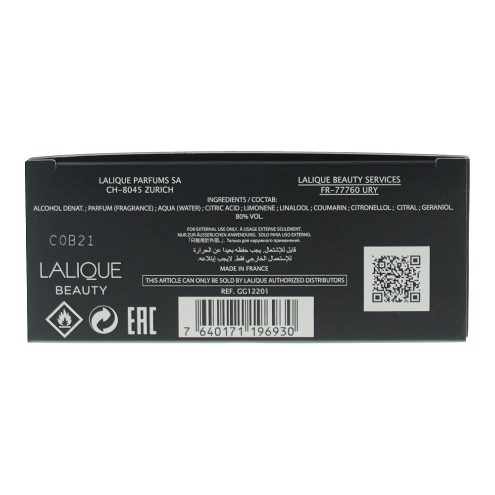 Lalique White In Black Eau De Parfum 125ml