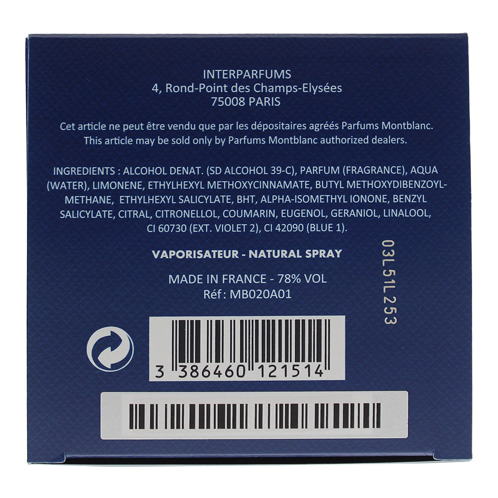 Montblanc Explorer Ultra Blue Eau De Parfum 100ml