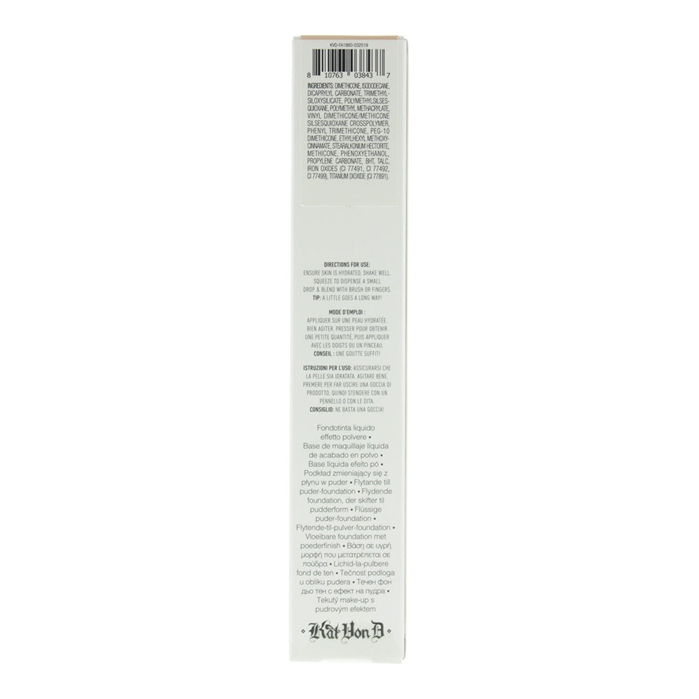 KVD True Portrait 006 Light Liquid Foundation 30ml