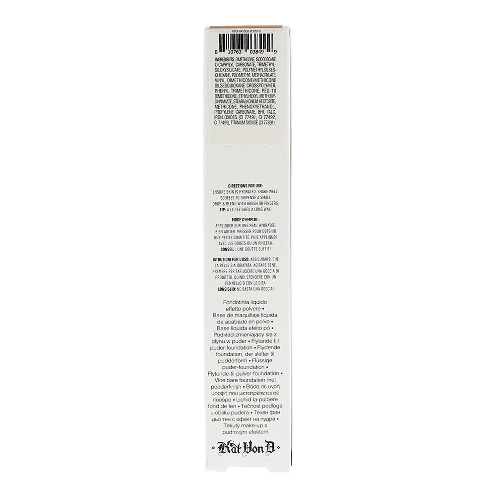 KVD True Portrait 021 Light Liquid Foundation 30ml