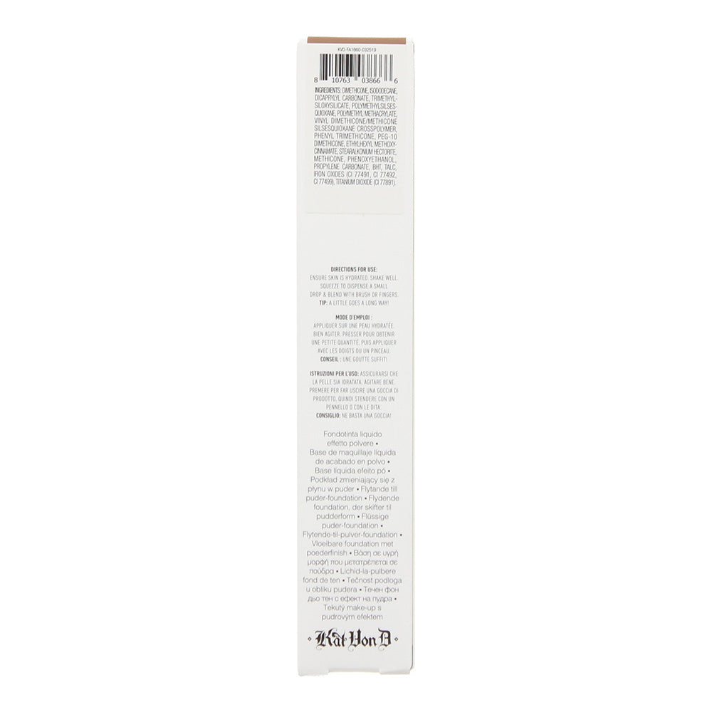KVD True Portrait 070 Tan Liquid Foundation 30ml