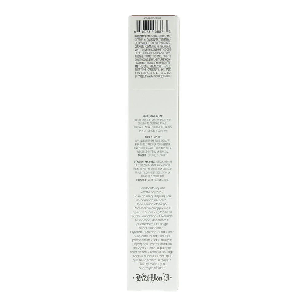 KVD True Portrait 072 Tan Liquid Foundation 30ml