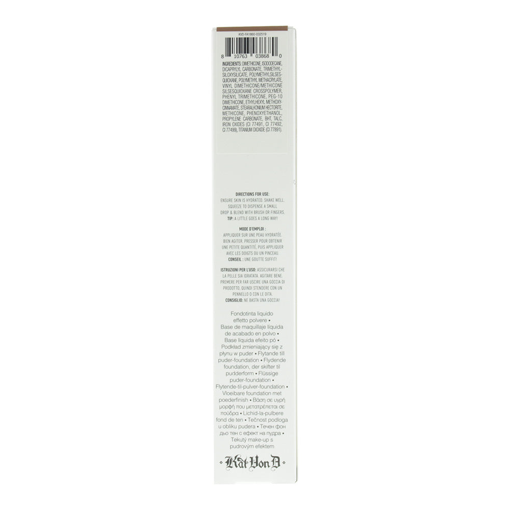 KVD True Portrait 074 Tan Liquid Foundation 30ml
