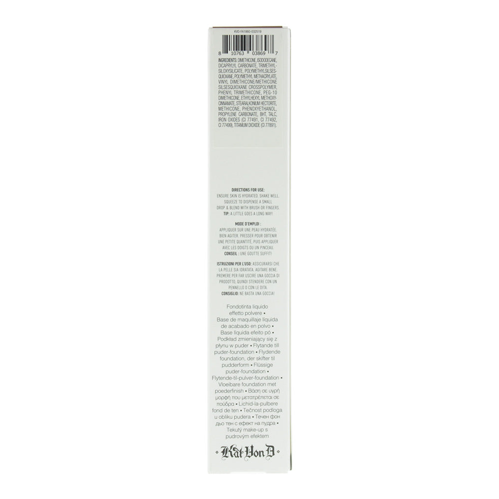 KVD True Portrait 076 Tan Liquid Foundation 30ml