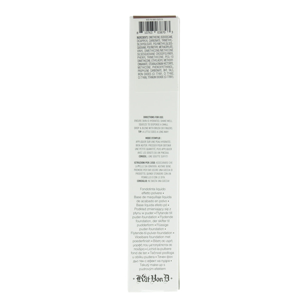 KVD True Portrait 078 Tan Liquid Foundation 30ml