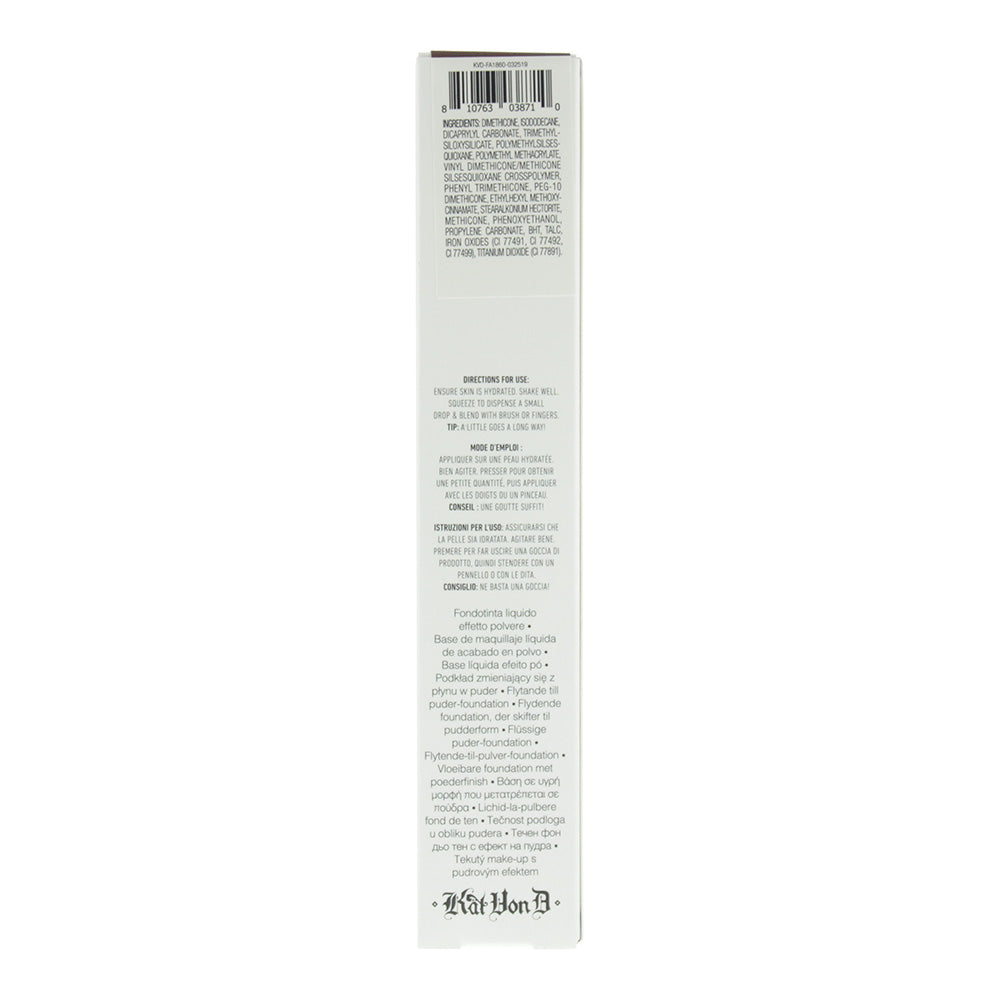 KVD True Portrait 080 Deep Liquid Foundation 30ml