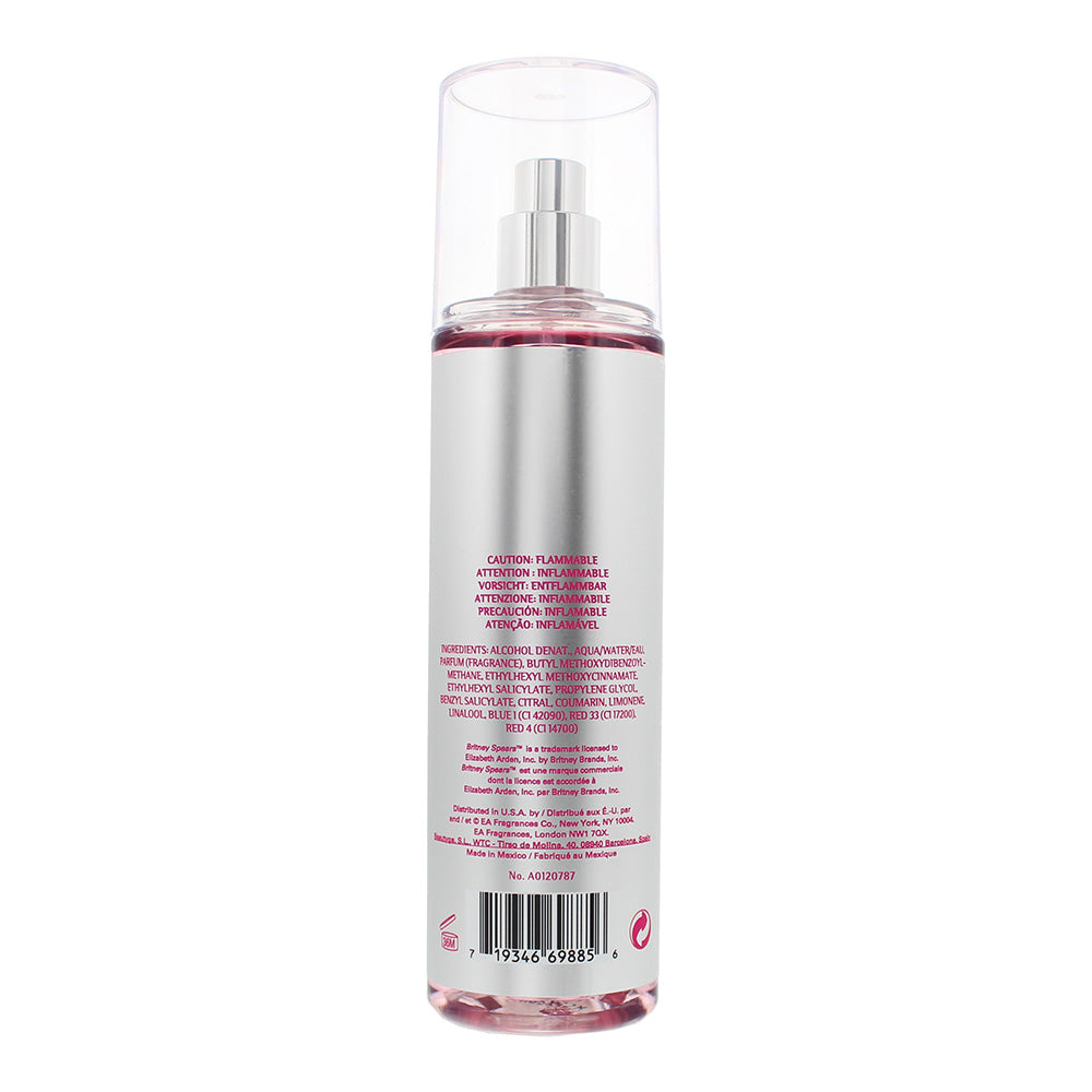 Britney Spears Prerogative Rave Fragrance Mist 236ml - Ingredients