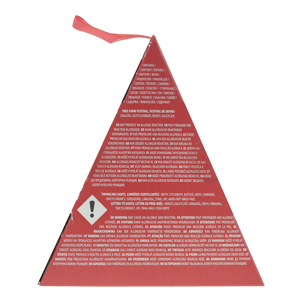 Yankee 3 Piece Gift Set: Twinkling Lights Candle 49g - Tree Farm Candle 49g - Letters To Santa Candle 49g