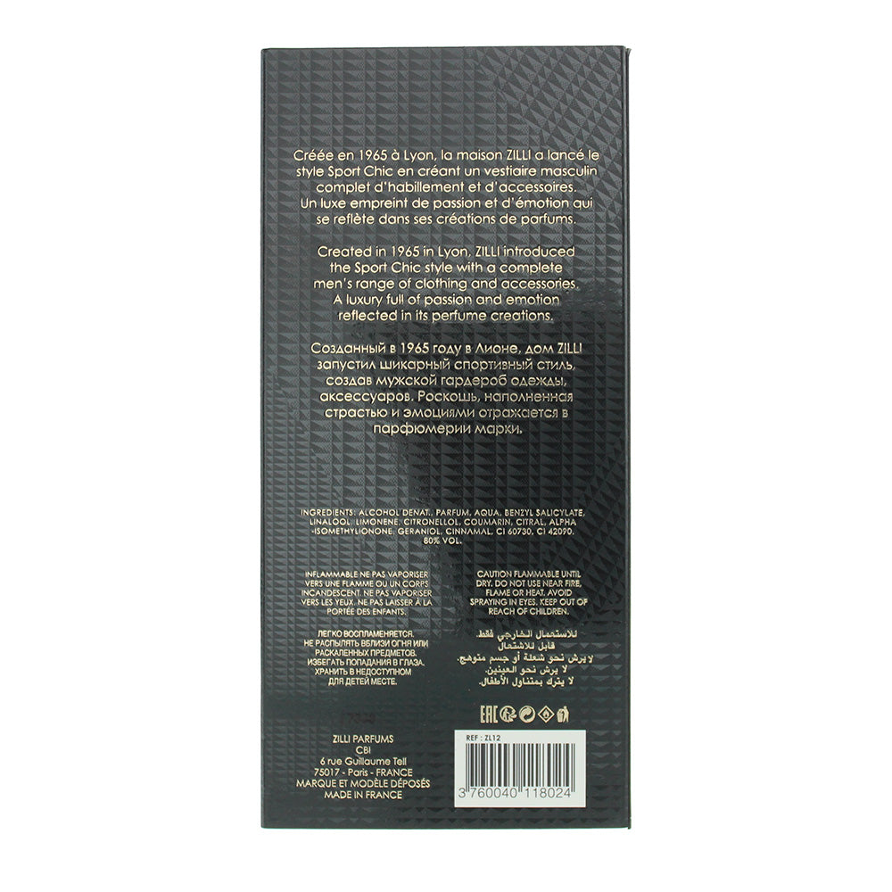 Zilli Blue Titanium Eau De Parfum 100ml