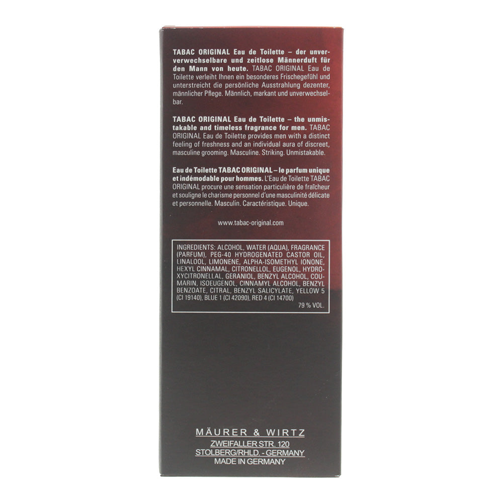 Tabac Original Eau de Toilette 100ml - Ingredients