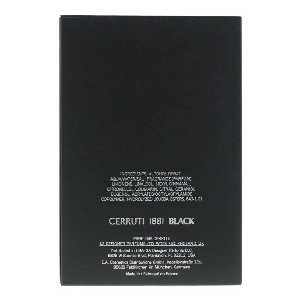 Cerruti 1881 Black Eau de Toilette 100ml