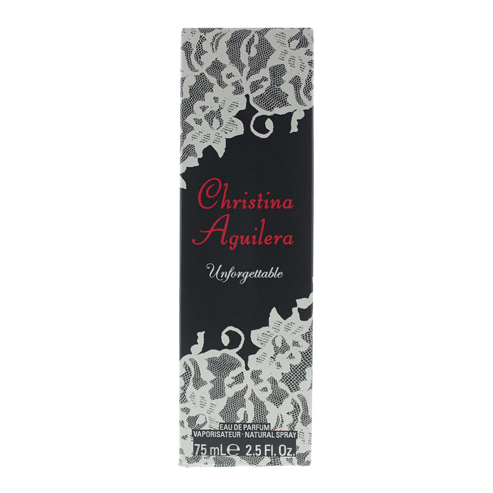 Christina Aguilera Unforgettable Eau de Parfum 75ml - Box