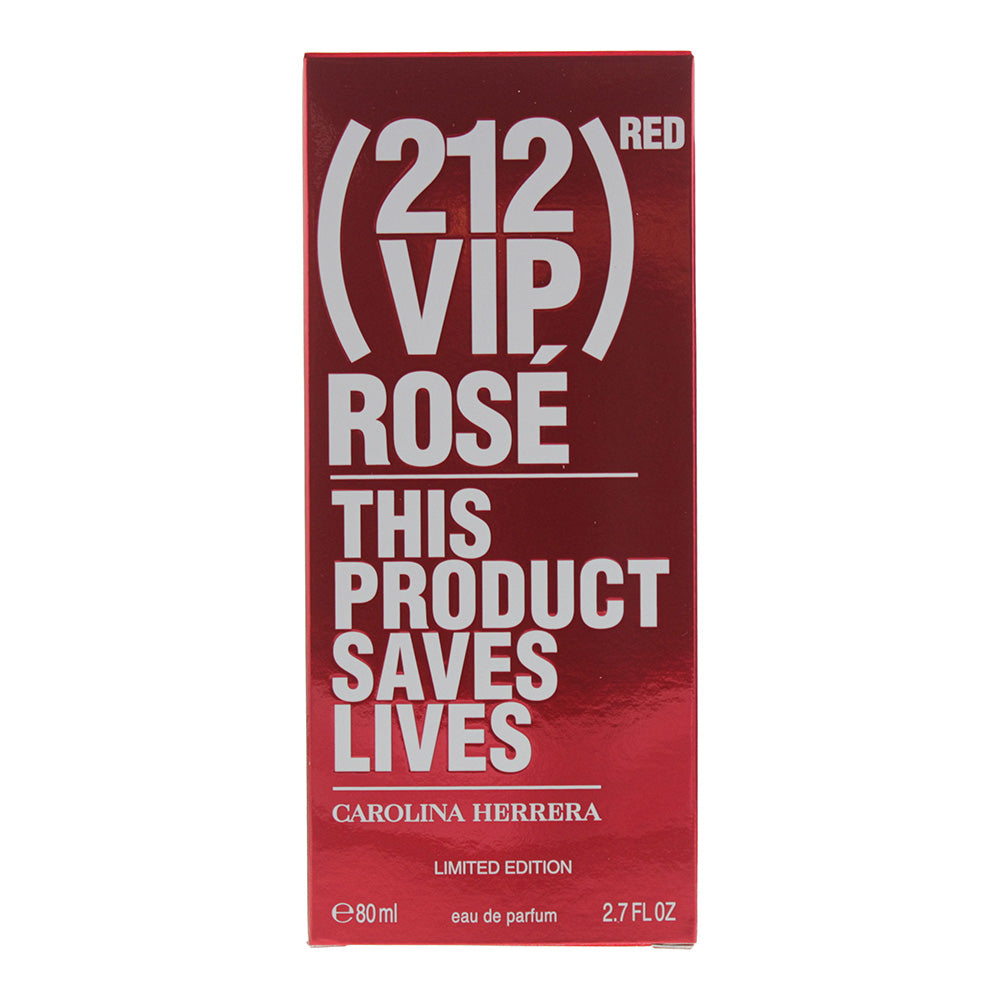 Carolina Herrera 212 Vip Rosé Red Eau de Parfum 80ml - Box