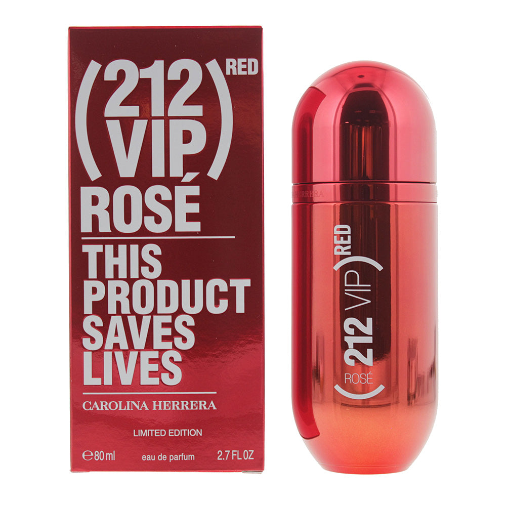 Carolina Herrera 212 Vip Rosé Red Eau De Parfum 80ml