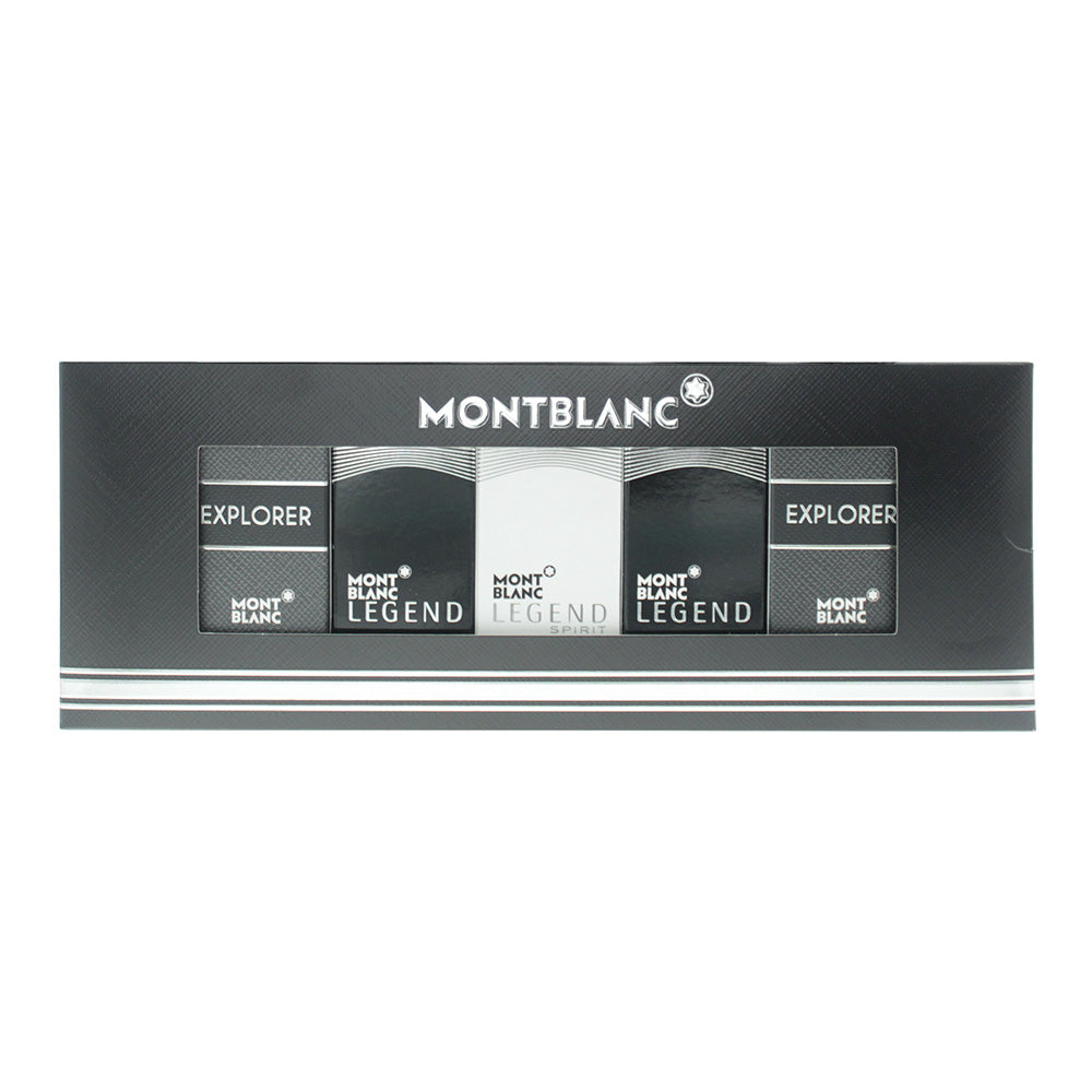 Montblanc Explorer Gift Set 5 X 4.5ml- 2 x EDP Explorer - 2 x EDT Legend - 1 x E - Product