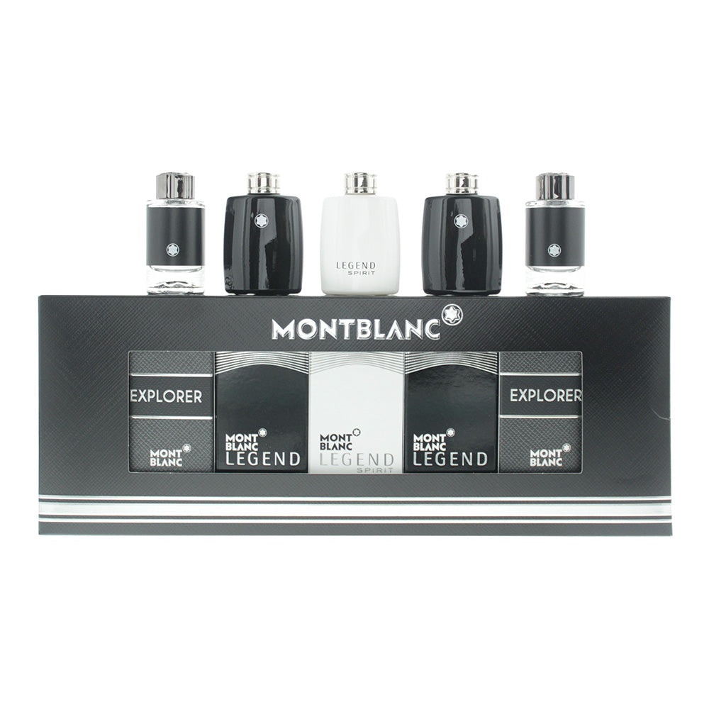 Montblanc Explorer Gift Set 5 X 4.5ml- 2 x EDP Explorer - 2 x EDT Legend - 1 x E