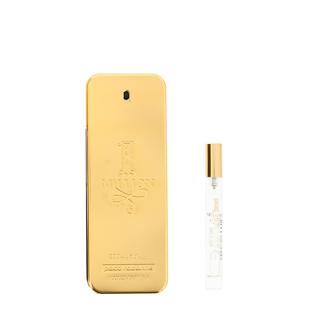Paco Rabanne 1 Million 2 Piece Gift Set: Eau de Toilette 200ml - Eau de Toilette 10ml - Product