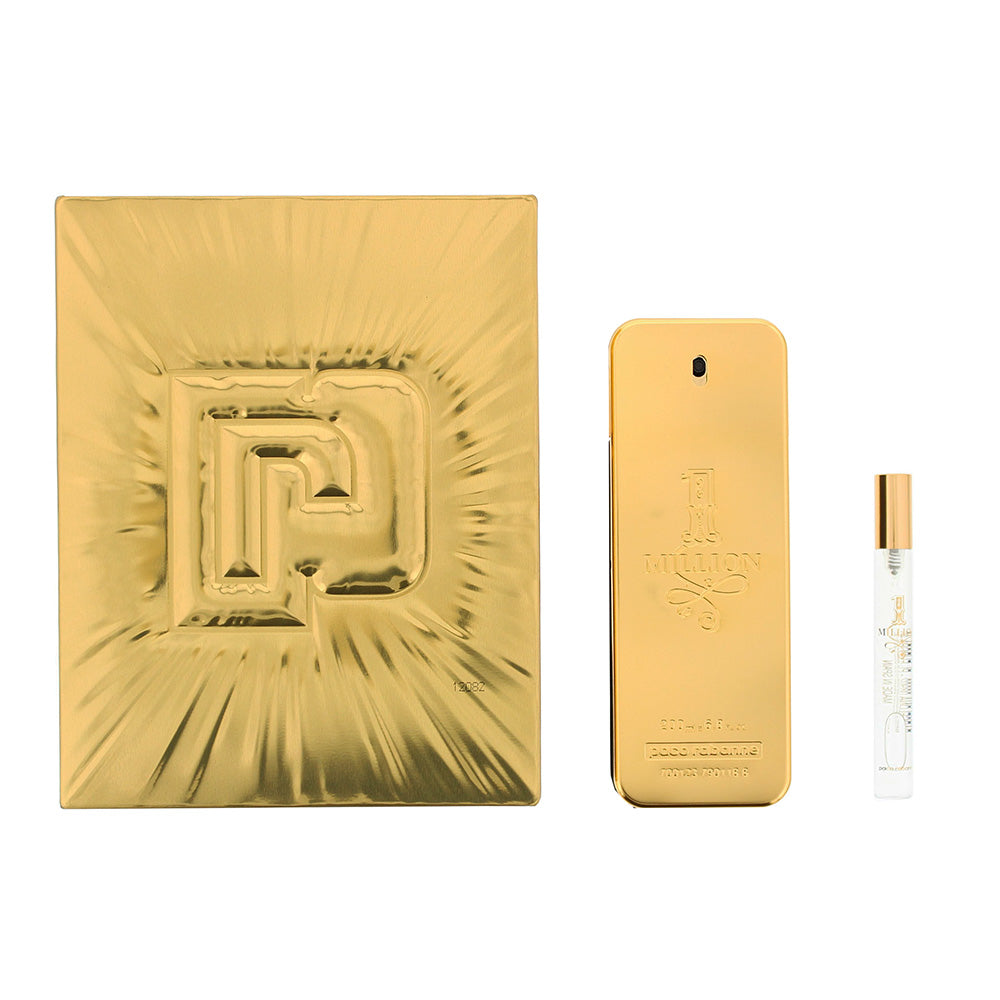 Paco Rabanne 1 Million 2 Piece Gift Set: Eau de Toilette 200ml - Eau de Toilette 10ml
