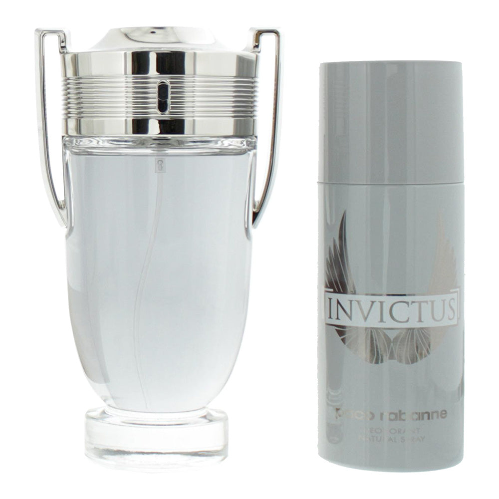Paco Rabanne Invictus 2 Piece Gift Set: Eau de Toilette 200ml - Deodorant Spray  - Product