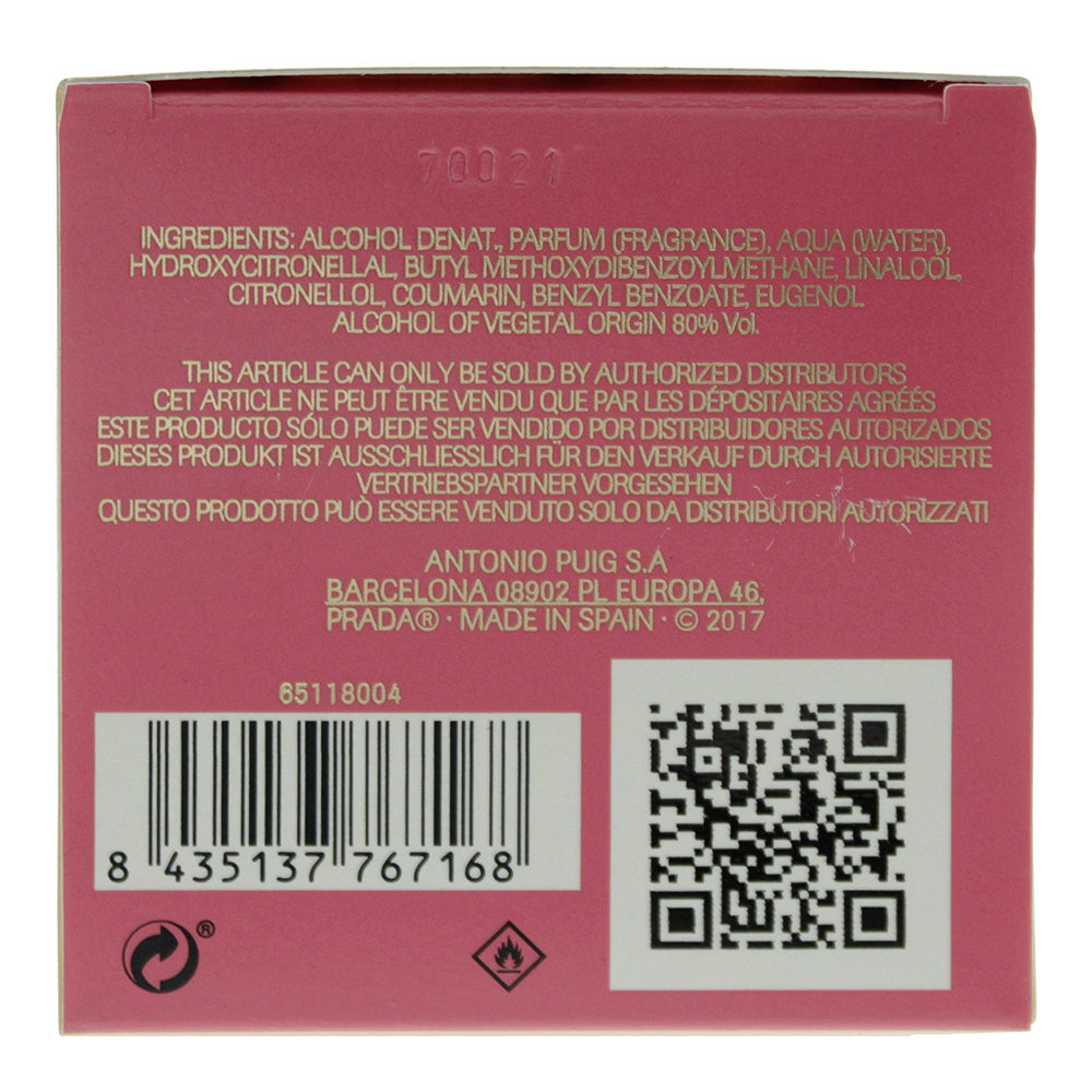 Prada Candy Gloss Eau De Toilette 80ml