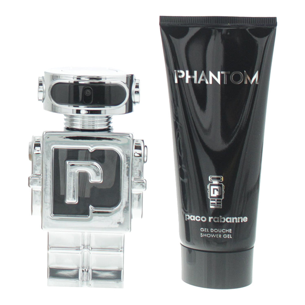 Paco Rabanne Phantom 2 Pieces Gift Set: Eau de Toilette 50ml - Shower Gel 100ml - Product