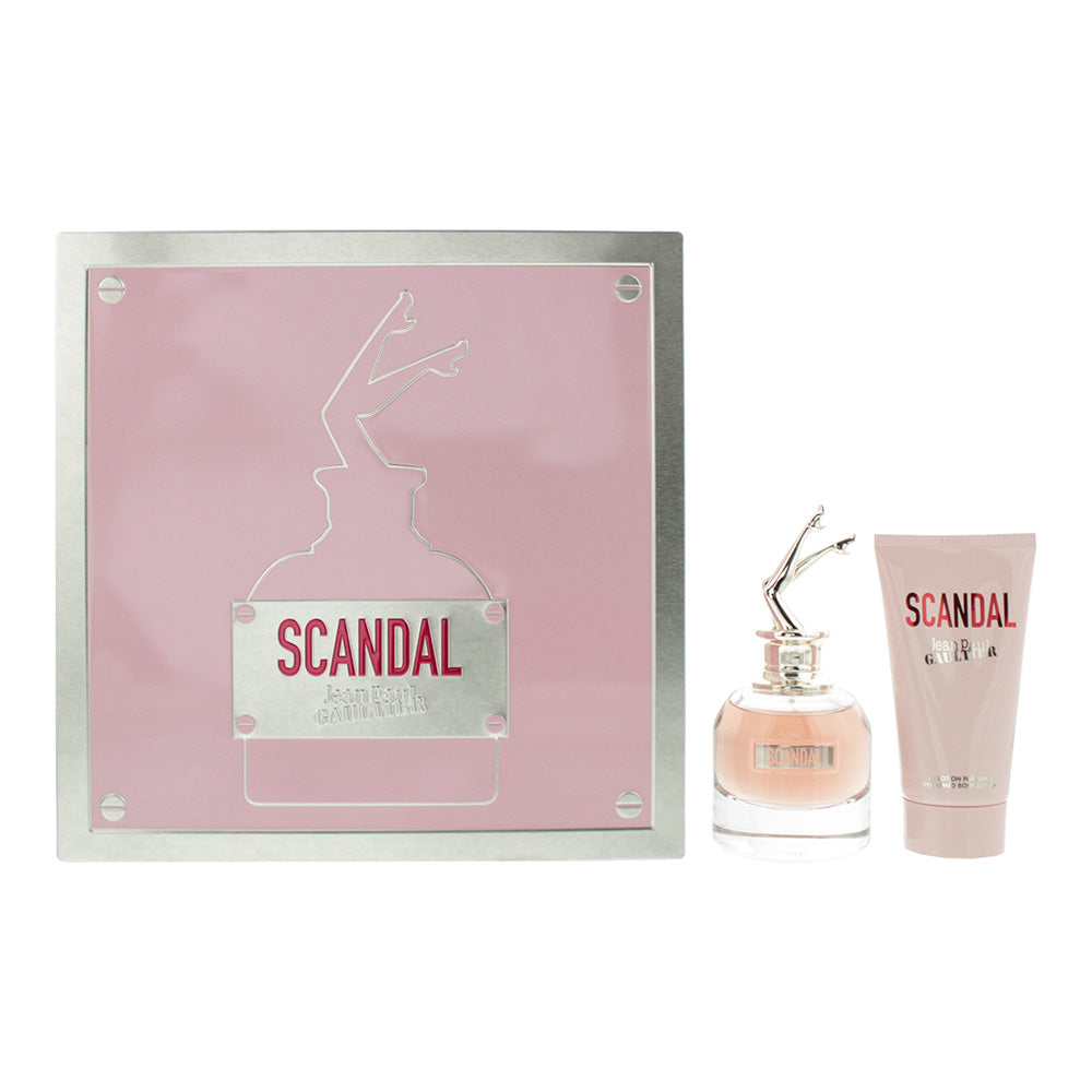 Jean Paul Gaultier Scandal 2 Piece Gift Set: Eau De Parfum 50ml - Body Lotion 75ml