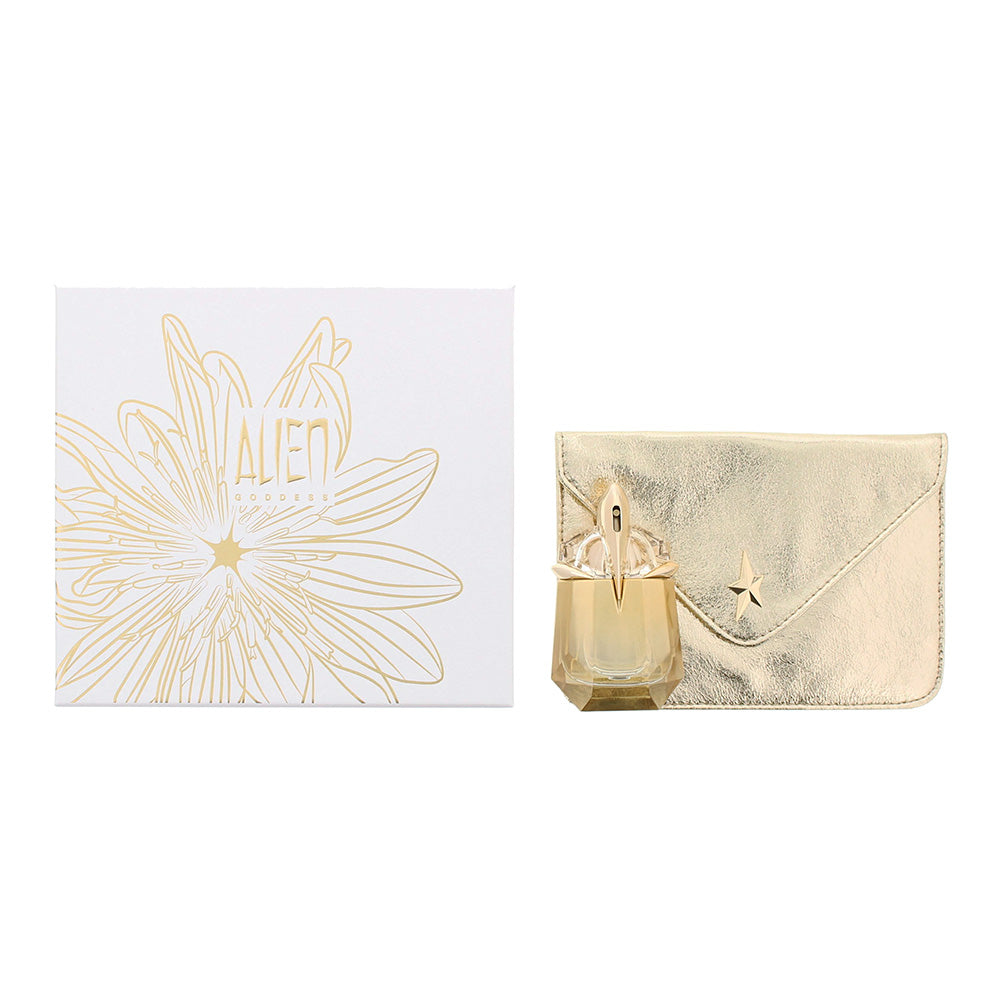 Mugler Alien Goddess Eau de Parfum 2 Piece Gift Set: Eau de Parfum 30ml - Pouch