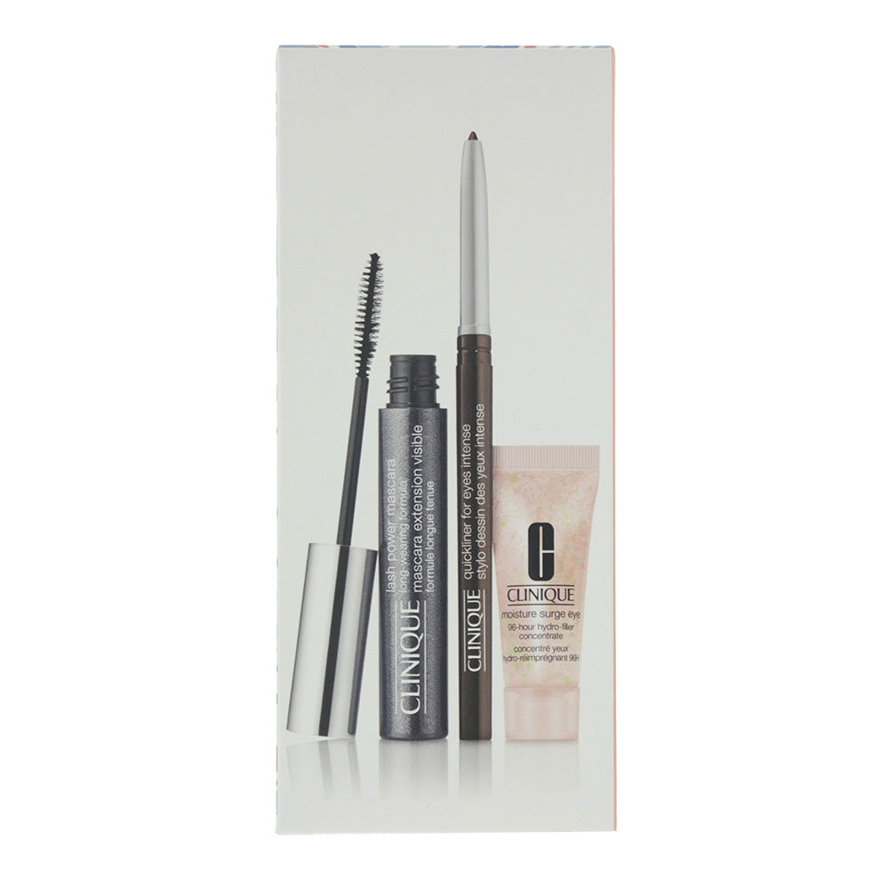 Clinique 3 Piece Gift Set: Black Onyx Mascara 6ml - Hydro-Filler Concentrate 5ml - Box