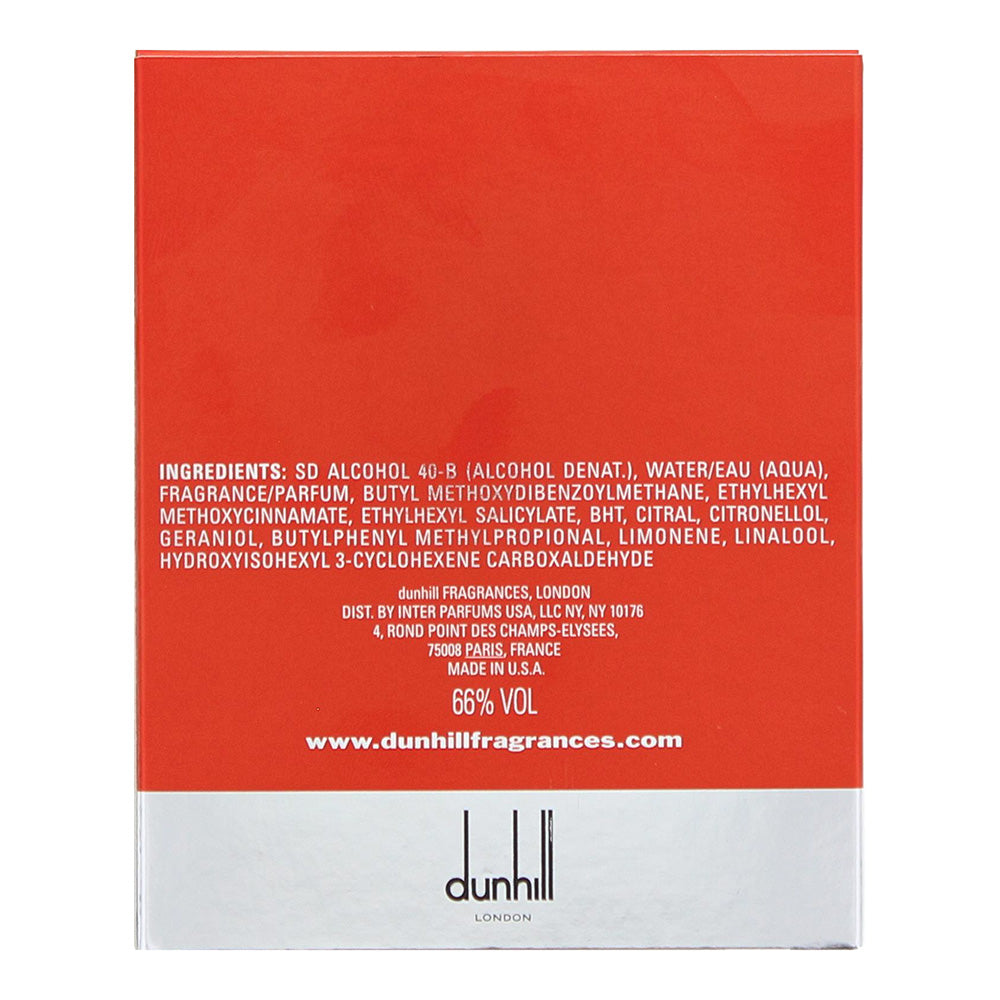 Dunhill Desire Red Eau De Toilette 50ml