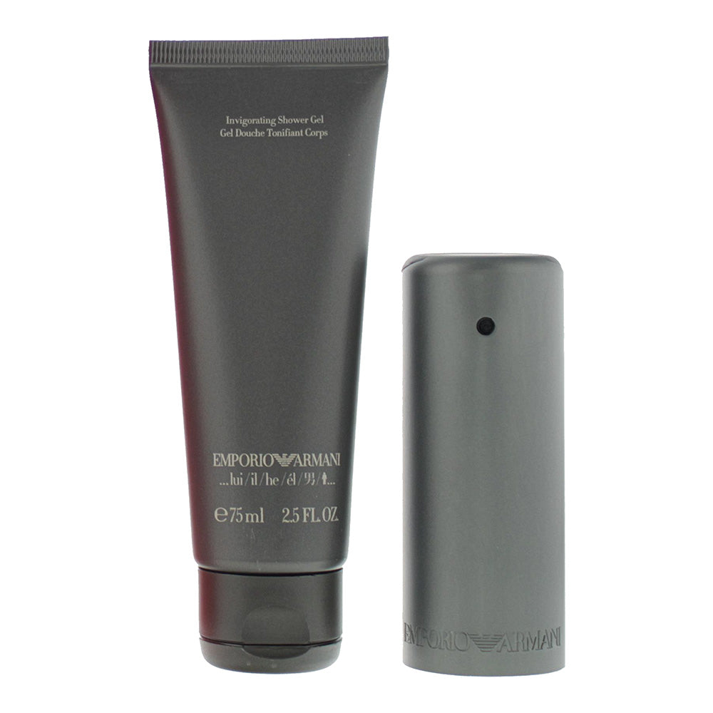Emporio Armani He 2 Piece Gift Set: Eau de Toilette 30ml - Shower Gel 75ml - Product